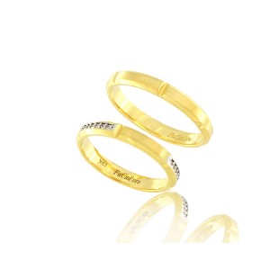 Βέρες γάμου FaCad'oro WR-108, Ζευγάρι .